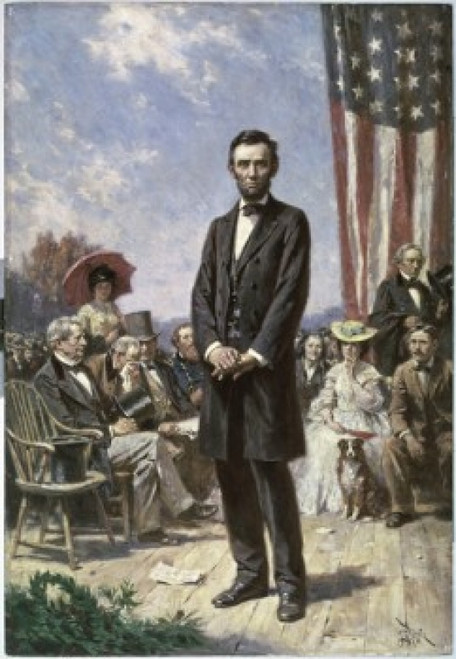 The Gettysburg Address  Jean Leon Gerome Ferris Poster Print - Item # VARSAL900123123