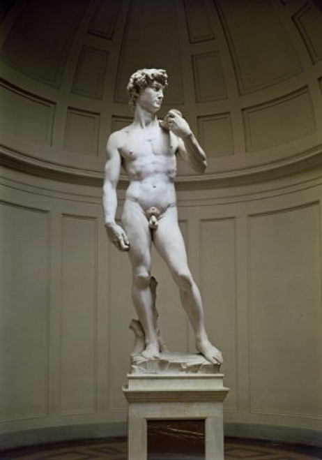 David  1501-04  Michelangelo Buonarroti  Marble  Academy of Fine Arts  Florence  Italy Poster Print - Item # VARSAL3804398014 David  1501-04  Michelangelo Buonarroti  Marble  Academy of Fine Arts  Florence  Italy Poster Print - Item # VARSAL3804398014