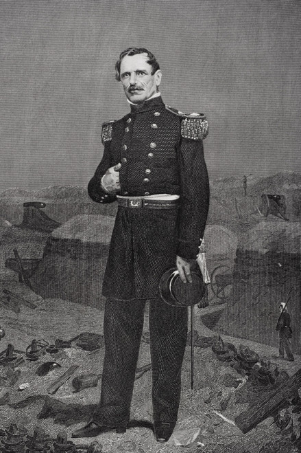 James Shield. American Civil War Union General. From Painting By Alonzo Chappel PosterPrint - Item # VARDPI1838886