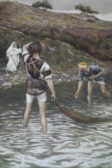 The Calling of Peter & Andrew  James Tissot Poster Print