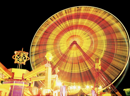 Ferris Wheel And Other Rides, Derry, Ireland PosterPrint - Item # VARDPI1802372