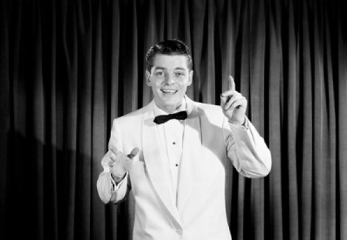 Portrait of young man on stage Poster Print - Item # VARSAL255420257