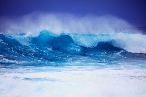 Hawaii, Oahu, Beautiful Wave Breaking. PosterPrint - Item # VARDPI1974846