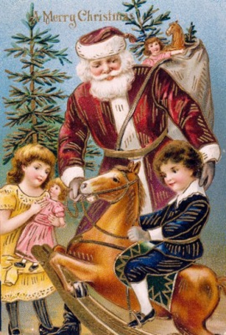 Merry Christmas  Nostalgia Cards Poster Print - Item # VARSAL9801190