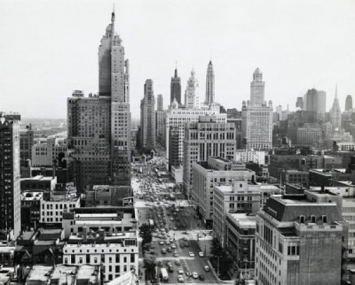 USA  Illinois  Chicago  Michigan Avenue  high angle view of cityscape Poster Print - Item # VARSAL25545120