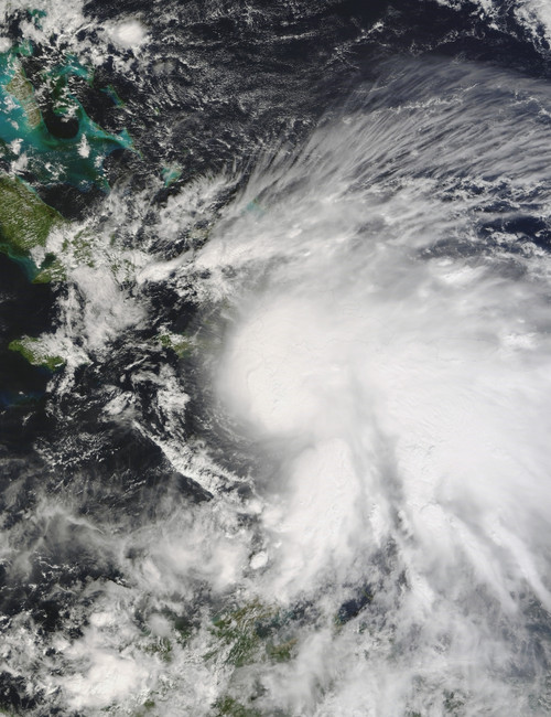 October 28, 2007 - Tropical Storm Noel over Haiti and the Dominican Republic. Poster Print - Item # VARPSTSTK201678S