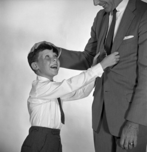 Son playing with father Poster Print - Item # VARSAL255418086