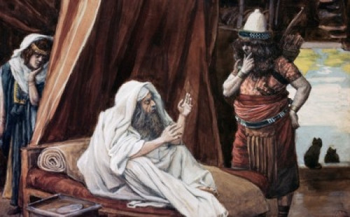 Isaac Sends Esau to Hunt  James Tissot  Jewish Museum  New York Poster Print - Item # VARSAL99944