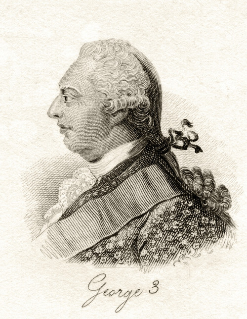 George Iii 1738-1820 George William Frederick. King Of Great Britain And Ireland And King Of Hanover 1815-1820 From The Book Crabbs Historical Dictionary Published 1825 PosterPrint - Item # VARDPI1855583