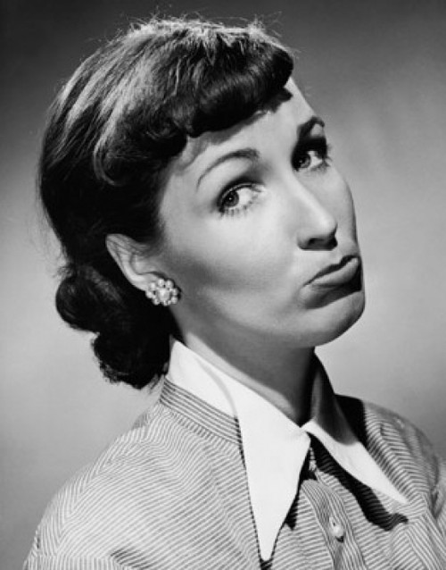 Close-up of a young woman making a face Poster Print - Item # VARSAL25510682