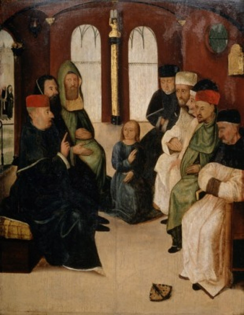 Jesus Among the Doctors   Master of Messkirch   Private Collection  Germany Poster Print - Item # VARSAL11582548