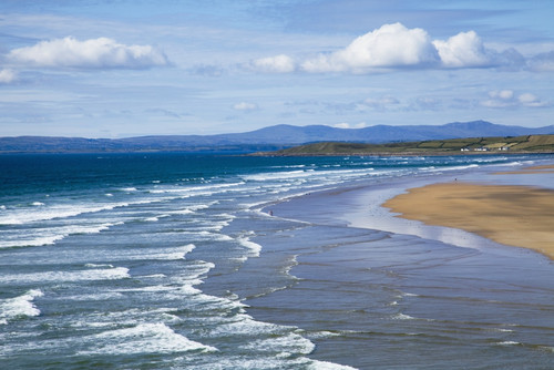 Waves On Beach; Bundoran, County Donegal, Ireland PosterPrint - Item # VARDPI1920277