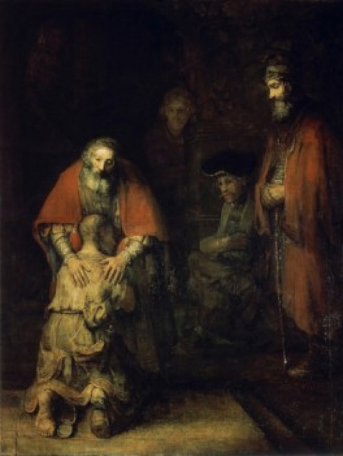 Return of the Prodigal Son  ca. 1868/69  Rembrandt Harmensz van Rijn   Oil on canvas   State Hermitage Museum  St. Petersburg  Russia Poster Print - Item # VARSAL261315