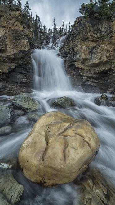 Tangle Creek waterfalls, Jasper National Park; Alberta, Canada PosterPrint - Item # VARDPI12252404