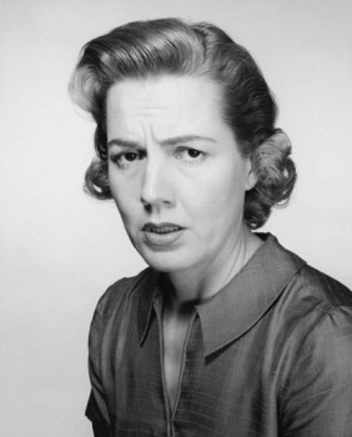 Portrait of a young woman frowning Poster Print - Item # VARSAL25510344B