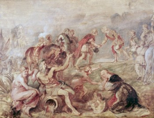 Meeting Of The Two Ferdinands 1635 Peter Paul Rubens Oil on Panel Poster Print - Item # VARSAL2622037
