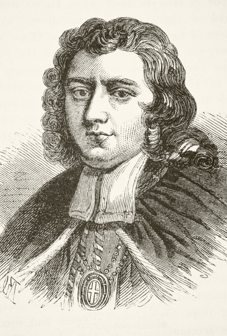 Thomas Burnet Circa 1635 To 1715, English Theologian And Writer On Cosmogony. From The National And Domestic History Of England By William Aubrey Published London Circa 1890 PosterPrint - Item # VARDPI1856345