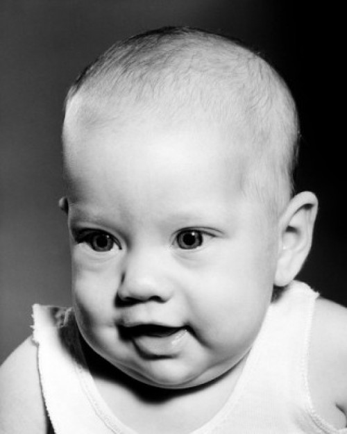 Studio portrait of baby boy Poster Print - Item # VARSAL2554297B