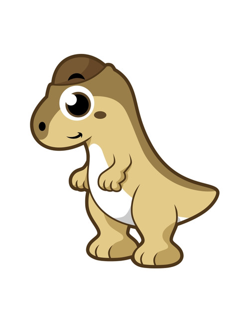 Cute illustration of a Pachycephalosaurus dinosaur Poster Print - Item # VARPSTSTK600026P