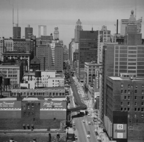 USA  Illinois  Chicago  skyline Poster Print - Item # VARSAL25545129