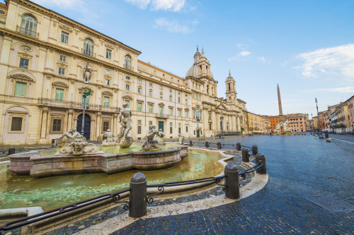 Fountain in Piazza Navona; Rome, Italy PosterPrint - Item # VARDPI2430696