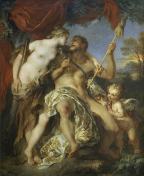 Hercules and Omphale     Francois Le Moyne   Musee du Louvre  Paris Poster Print - Item # VARSAL11582013