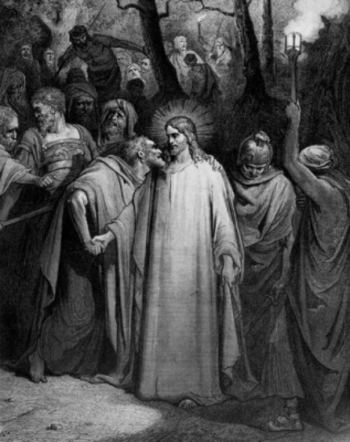 Betrayal by Judas  Gustave Dore  Engraving Poster Print - Item # VARSAL995103095