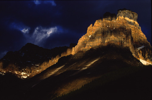 Cathedral Crags At Dusk, Yoho National Park, Rocky Mountains, British Columbia PosterPrint - Item # VARDPI2028381