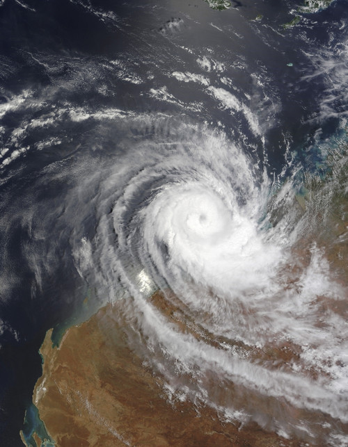 December 24, 2008 - Tropical Cyclone Billy over Australia. Poster Print - Item # VARPSTSTK202478S