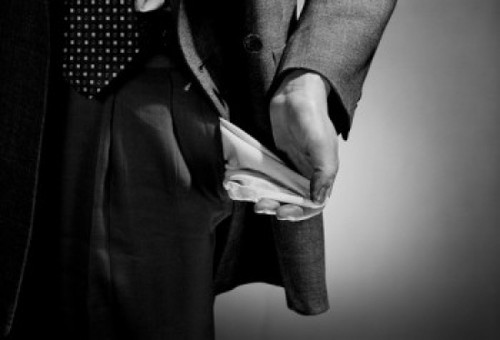 Man showing empty pocket Poster Print - Item # VARSAL255422490