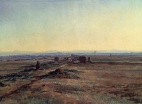 Path in Italy at Sunrise  1845  Aleksandr Andreevic Ivanov  Oil on canvas  Tretyakov Gallery  Moscow  Russia Poster Print - Item # VARSAL261422 Path in Italy at Sunrise  1845  Aleksandr Andreevic Ivanov  Oil on canvas  Tretyakov Gallery  Moscow  Russia Poster Print - Item # VARSAL261422