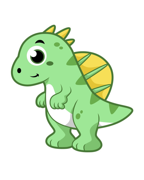 Cute illustration of a Spinosaurus Poster Print - Item # VARPSTSTK600031P