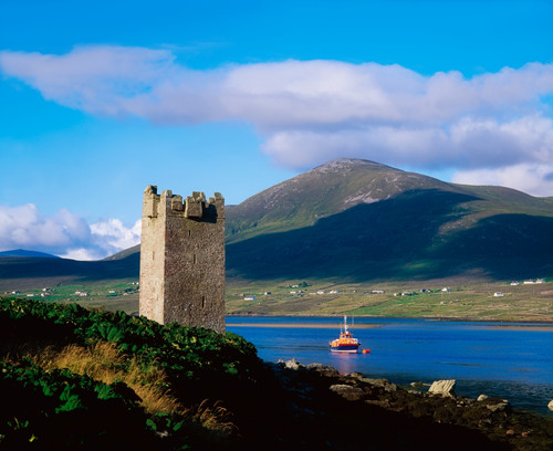 Carrickkildavnet Castle, Achill Island Co Mayo, Ireland PosterPrint - Item # VARDPI1813481