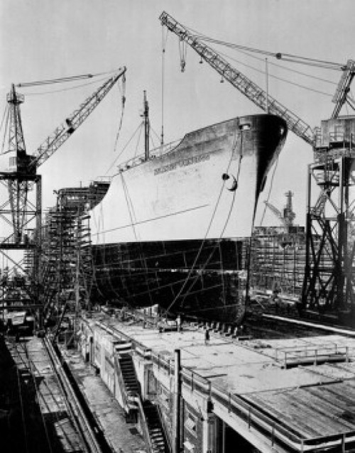 Passenger ship in a shipyard Poster Print - Item # VARSAL25547771