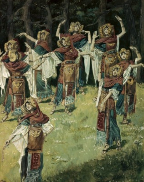 Jephthah's Daughter and her Companions   James J. Tissot  Jewish Museum  New York Poster Print - Item # VARSAL999496