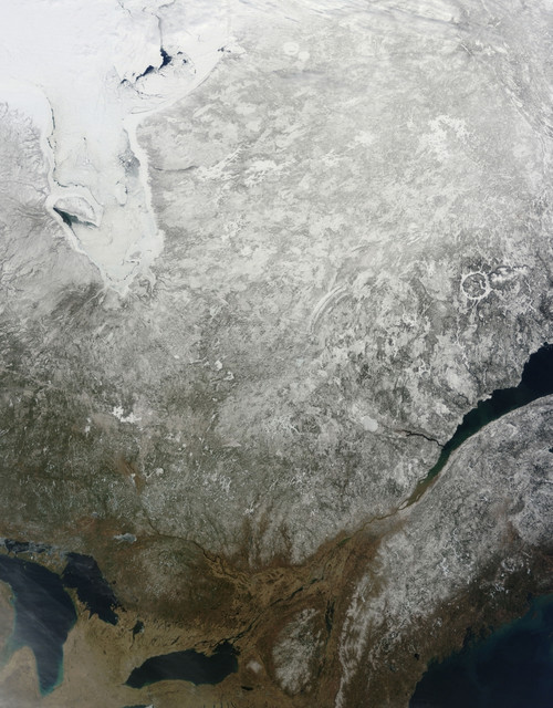 April 15, 2011 - Satellite view of Eastern Canada Poster Print - Item # VARPSTSTK203760S