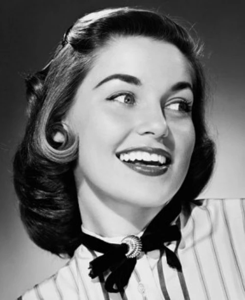 Young woman smiling Poster Print