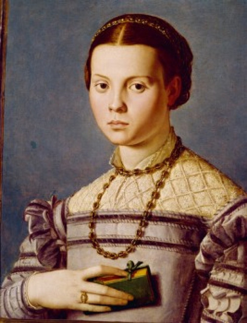 Fanciulla di Casa Medici by Agnolo Bronzino   Italy  Florence  Galleria degli Uffizi Poster Print - Item # VARSAL3815395654