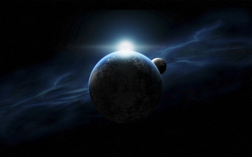 Dawn breaks on an alien planet Poster Print - Item # VARPSTJKE100006S