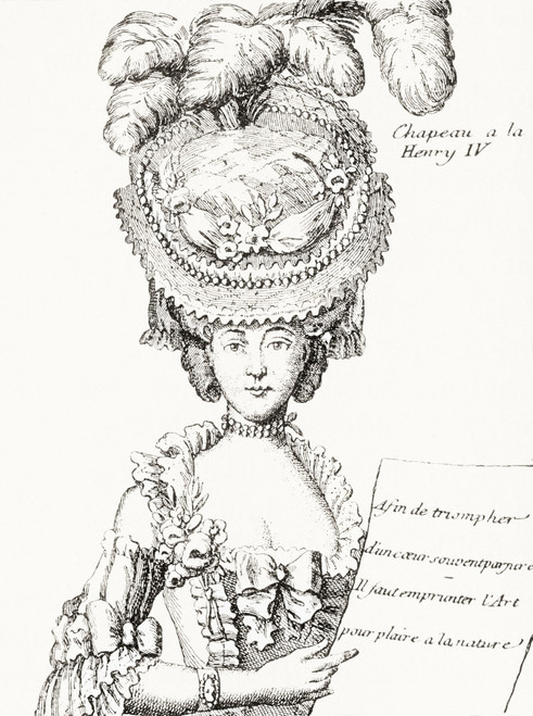 Paris Fashion, 1776. From Illustrierte Sittengeschichte vom Mittelalter bis zur Gegenwart by Eduard Fuchs, published 1909. PosterPrint - Item # VARDPI2430593 Paris Fashion, 1776. From Illustrierte Sittengeschichte vom Mittelalter bis zur Gegenwart by Eduard Fuchs, published 1909. PosterPrint - Item # VARDPI2430593