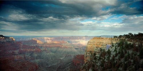 High angle view of a canyon, Angel's Window, North Rim, Grand Canyon National Park, Arizona, USA Poster Print - Item # VARPPI154198