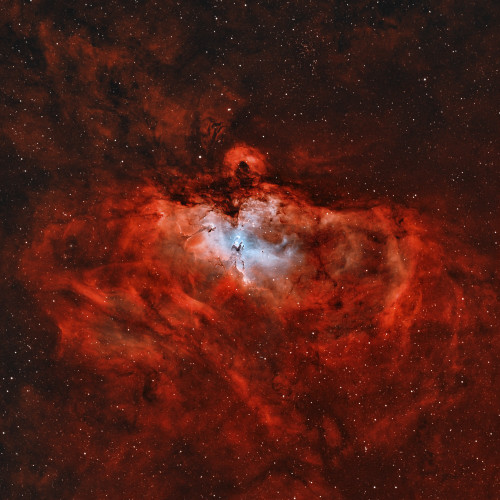 M16, the Eagle Nebula in the constellation Serpens Poster Print