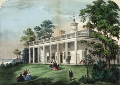 The Home Of Washington Currier & Ives Poster Print - Item # VARSAL9001139