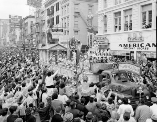 Parade on city street Poster Print - Item # VARSAL255418236