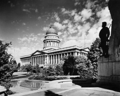 Facade of a government building  State Capitol  Salt Lake City  Utah  USA Poster Print - Item # VARSAL25546327