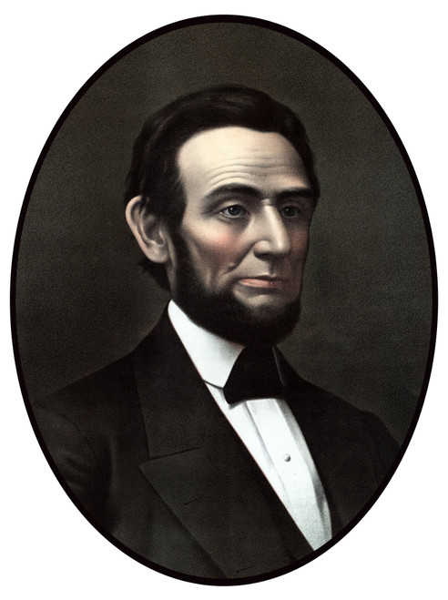 Digitally restored vintage Civil War era artwork of President Abraham Lincoln Poster Print - Item # VARPSTJPA100424M