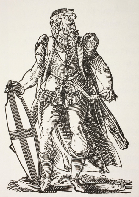 Teutonic Knight. After A Woodcut By Jost Amman Published 1585. From Military And Religious Life In The Middle Ages By Paul Lacroix Published London Circa 1880. PosterPrint - Item # VARDPI1958372