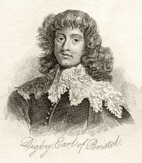 George Digby 2Nd Earl Of Bristol 1612 _ 1677 English Royalist Advisor To Kings Charles I And Charles Ii From The Book Crabbs Historical Dictionary Published 1825 PosterPrint - Item # VARDPI1855596