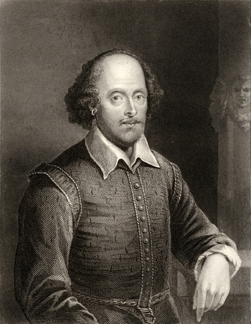 William Shakespeare, 1564-1616. English Poet And Dramatist. Engraved By William Holl. PosterPrint - Item # VARDPI1857498