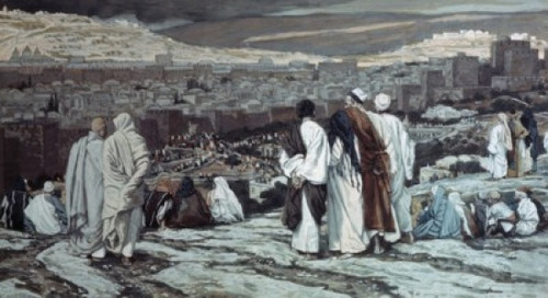 Disciples Watch from Afar  James Tissot Poster Print - Item # VARSAL9999288